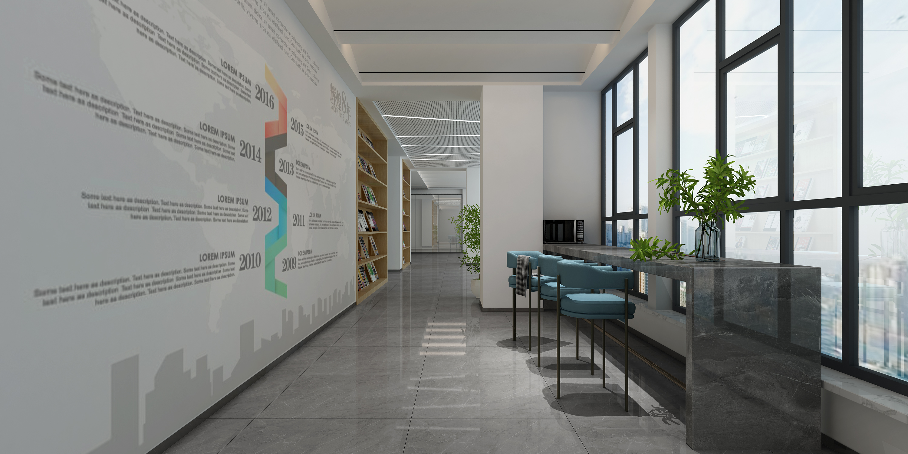 二楼员工休息区